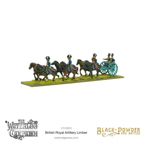 Black Powder - Epic Battles Waterloo - British Royal Artillery Limber-315120018