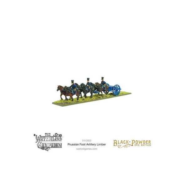 Black Powder - Epic Battles Waterloo - Prussian Foot Artillery Limber-315120022