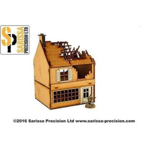 Sarissa Hobby & Terrain - Small Shop - Destroyed-N006