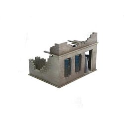 Sarissa Hobby & Terrain - Small Destroyed North Africa House (T)-N110