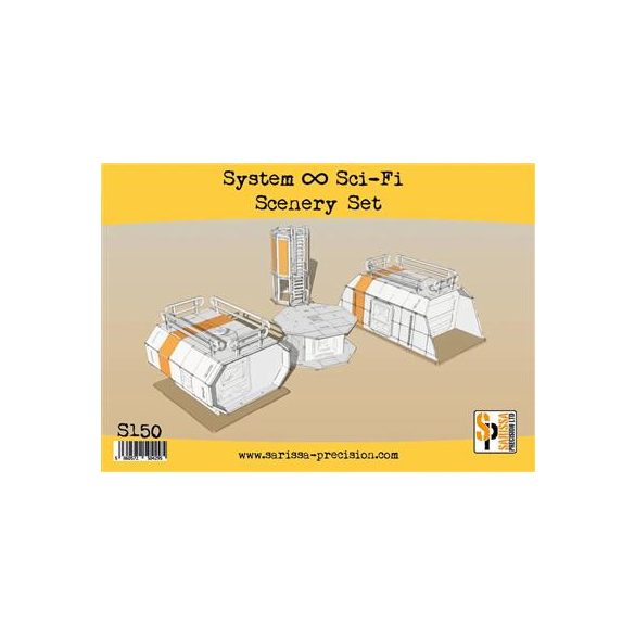 Sarissa Hobby & Terrain - Sci Fi Scenery Set-S150