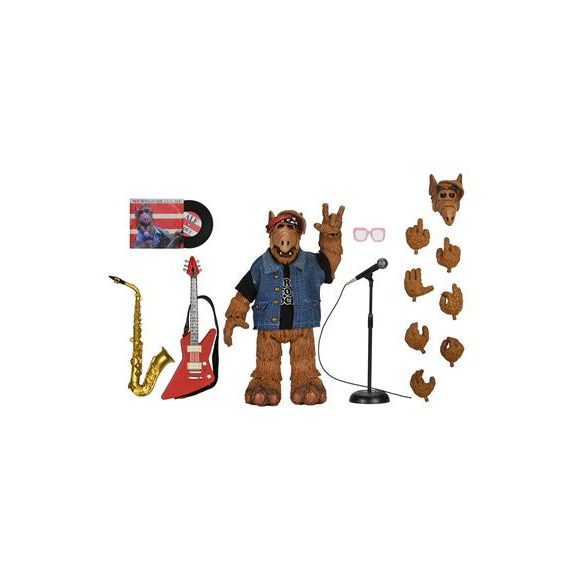 Alf - 7” Scale Action Figure - Ultimate Born to Rock Alf-NE45109-01