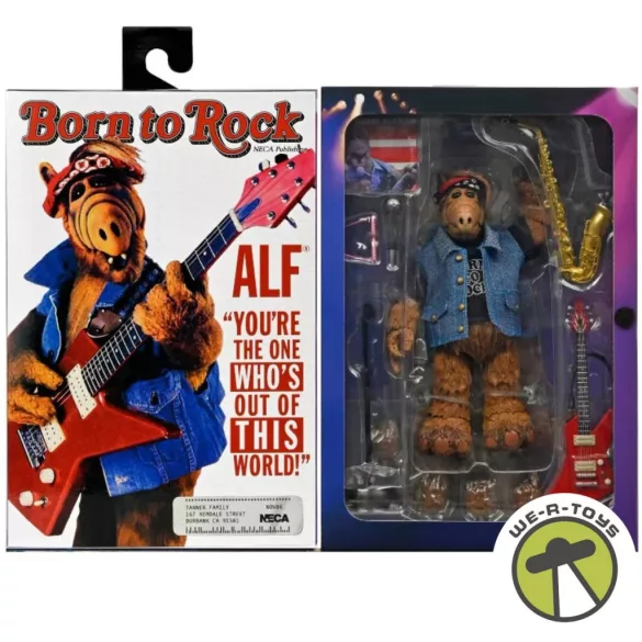 Alf - 7” Scale Action Figure - Ultimate Born to Rock Alf-NE45109-01