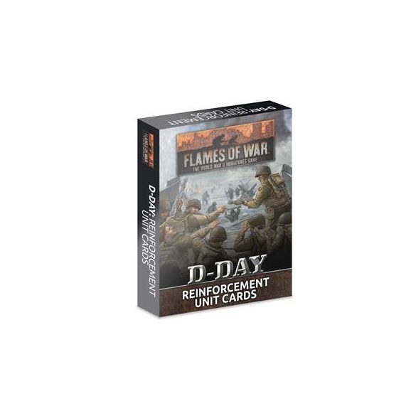 Flames of War: D-Day: Reinforcement Unit Cards (32x Cards) - EN-FW275U