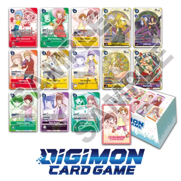 Digimon Card Game Premium Heroines Set PB18 - EN prémium készlet