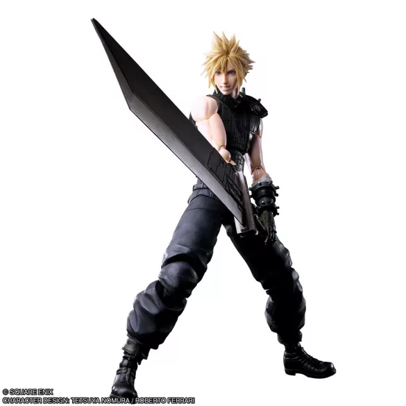 Final Fantasy VII Rebirth Play Arts Kai Action Figure - Cloud Strife-XFF07ZZ984