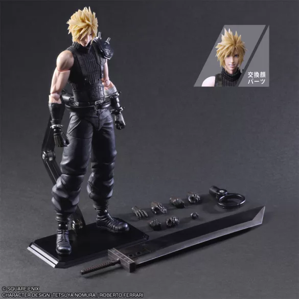 Final Fantasy VII Rebirth Play Arts Kai Action Figure - Cloud Strife-XFF07ZZ984