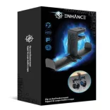 ENHANCE Enhance Clip-on Dual Headphone Mount-ENUNHPD100BKEW