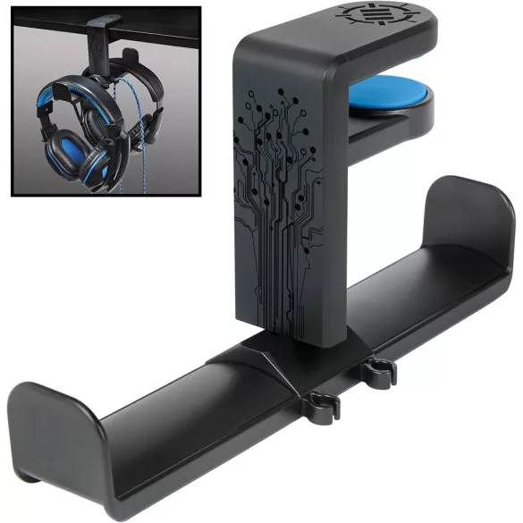 ENHANCE Enhance Clip-on Dual Headphone Mount – csíptethető dupla headset tartó
