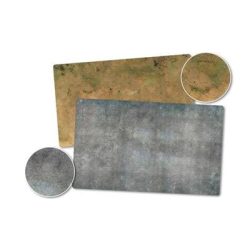 Game Mat 2, 36"x22" Double Sided (Arid/Urban)-HEXT16