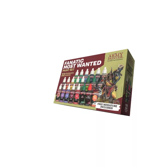 The Army Painter - Warpaints Fanatic: Most Wanted Paint Set-WP8071P