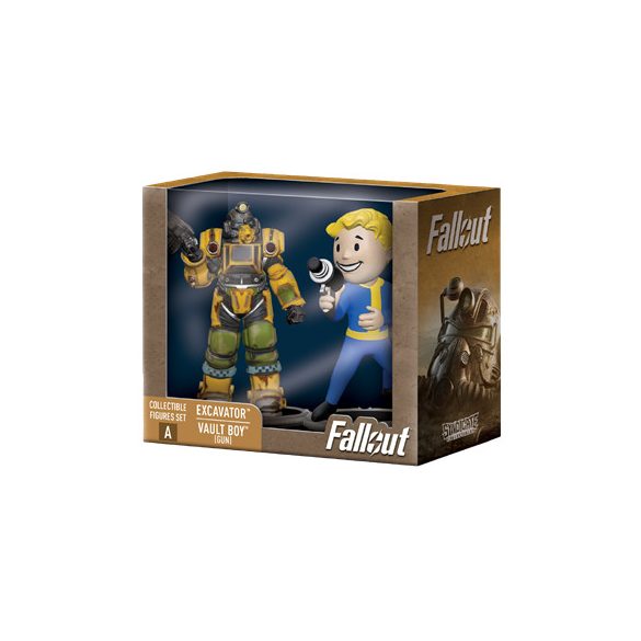 Fallout Collectible Figures Set Excavator & Vault Boy (Gun)-SYN-2631505-C
