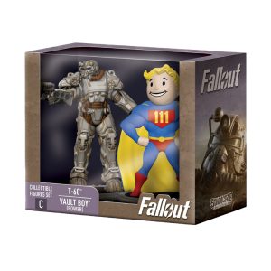 Fallout Collectible Figures Set T-60 & Vault Boy (Power)-SYN-2631529-C