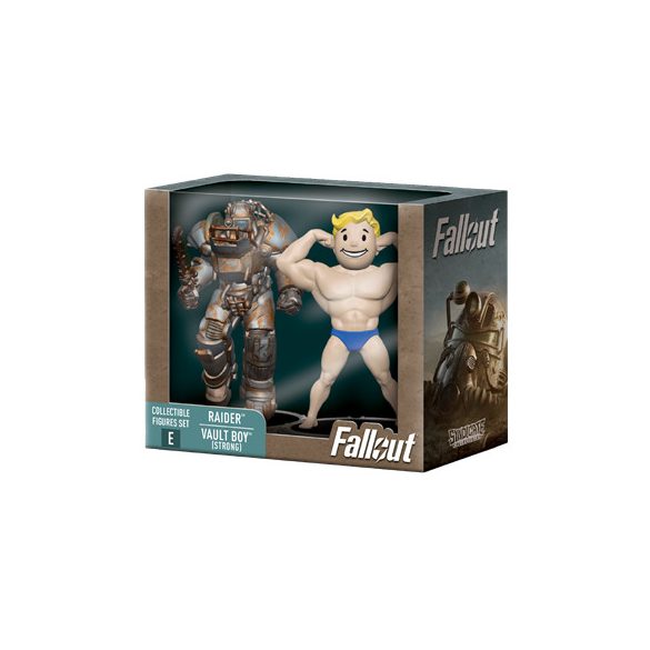 Fallout Collectible Figures Set Raider & Vault Boy (Strong)-SYN-2631543-C