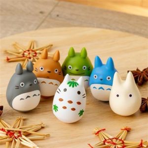 Pose Collection Assort. of 6 Roly-poly figurines - My Neighbor Totoro-ENSKY-49563