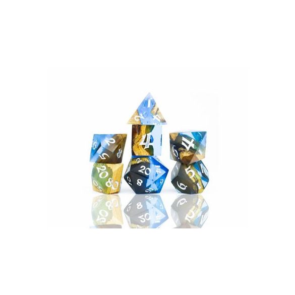 Sirius Dice - Sapphire Grove Limited Edition Dice Set-SDZ0020-03