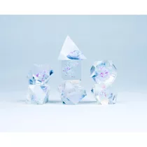 Sirius Dice - Dice Set - Clear Cloak & Dagger-SDZ0010-04