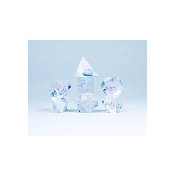 Sirius Dice - Dice Set - Clear Cloak & Dagger-SDZ0010-04
