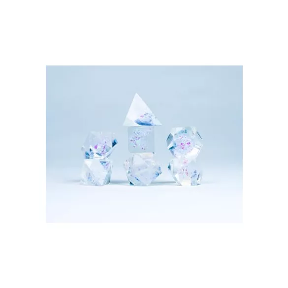 Sirius Dice - Dice Set - Clear Cloak & Dagger-SDZ0010-04