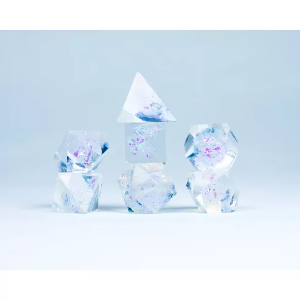 Sirius Dice - Dice Set - Clear Cloak & Dagger-SDZ0010-04