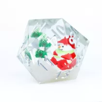 Sirius Dice Large D20 dobókocka - Snowman Scenic