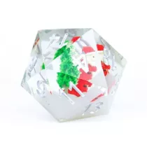 Sirius Dice - Large D20 - Santa Scenic-SDZ0012-06