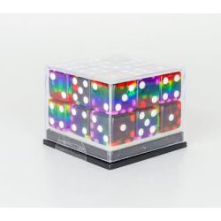 Sirius Dice - D6 Dice Set - 12mm Rainbow-SDZ0008-07