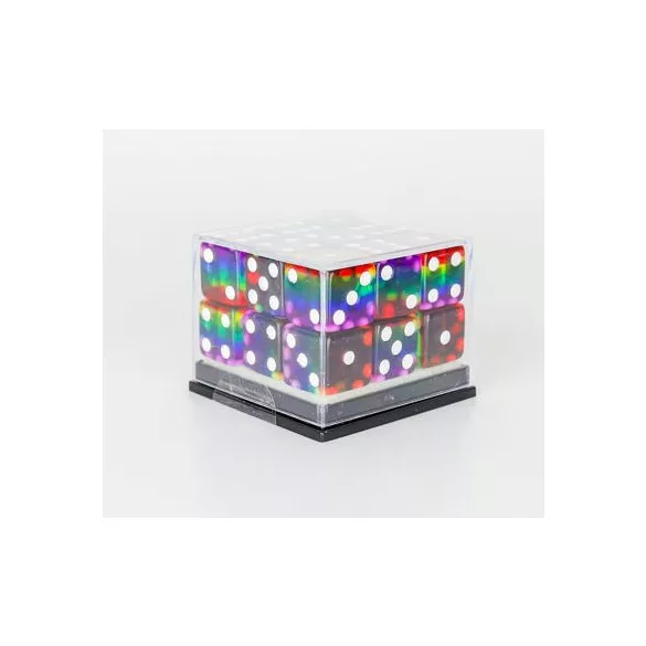 Sirius Dice - D6 Dice Set - 12mm Rainbow-SDZ0008-07