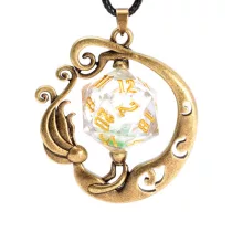 Sirius Dice - Mermaid D20 Necklace-SDZ0022-02
