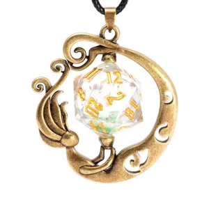 Sirius Dice - Mermaid D20 Necklace-SDZ0022-02