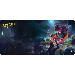 KeyForge: Ekwidon - "Blue Light Special” Extra-Wide Playmat-KFS52