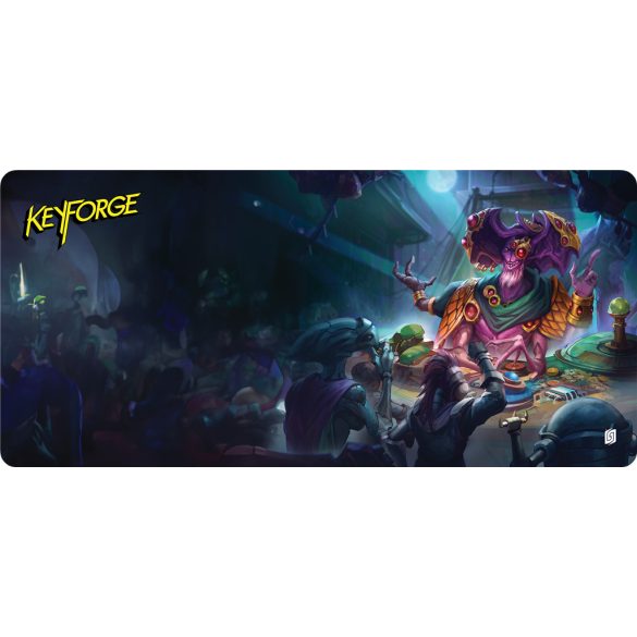 KeyForge: Ekwidon - "Blue Light Special” Extra-Wide Playmat-KFS52
