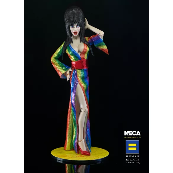 Elvira - 8" Clothed Figure - Over the Rainbow Elvira-NECA72009