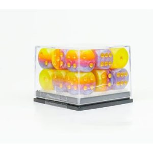 Sirius Dice - D6 Dice Set - 12mm Tahitian Sunset-SDZ0008-17