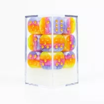 Sirius Dice - D6 Dice Set - 16mm Tahitian Sunset-SDZ0008-16