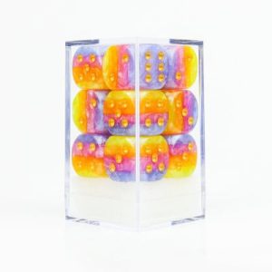 Sirius Dice - D6 Dice Set - 16mm Tahitian Sunset-SDZ0008-16