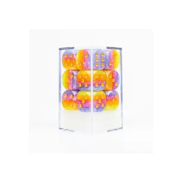Sirius Dice - D6 Dice Set - 16mm Tahitian Sunset-SDZ0008-16