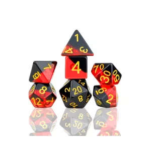 Sirius Dice - Dice Set - Brimstone-SDZ0009-06