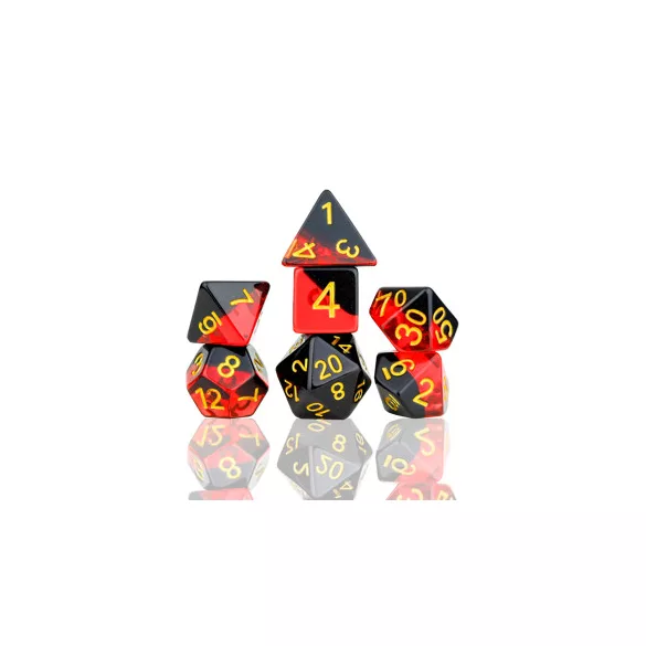 Sirius Dice - Dice Set - Brimstone-SDZ0009-06