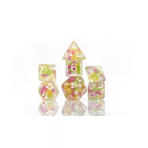 Sirius Dice - Dice Set - Melon Ball Glowworm-SDZ0006-06
