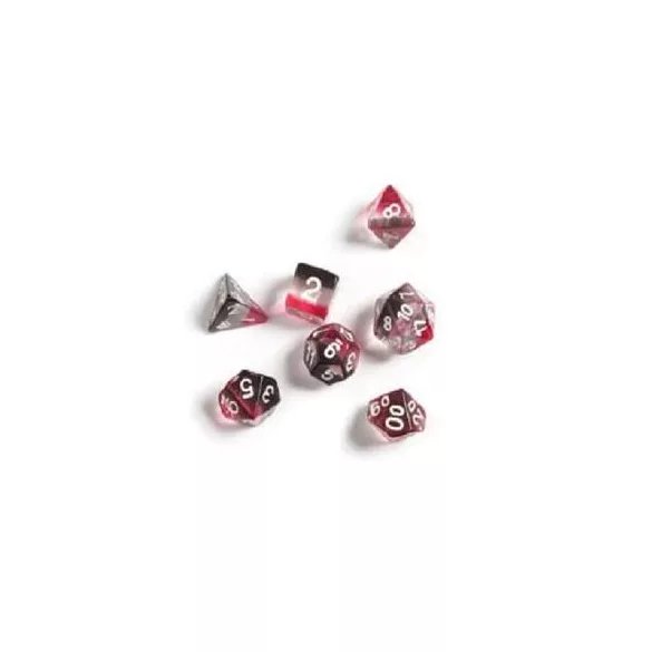 Sirius Dice - Dice Set - Pink, Clear, Black Resin-SDZ0002-01