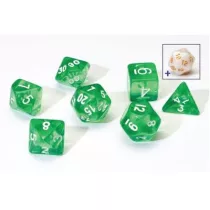 Sirius Dice - Translucent Green Resin-SDZ0001-06