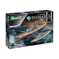 Revell: Geschenkset The Legendary Bismarck makett szett (1:700 & 1:1200)