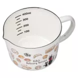 Enamel measuring cup Viennese pastries 450ml - Kiki's Delivery Service-SKATER-59257