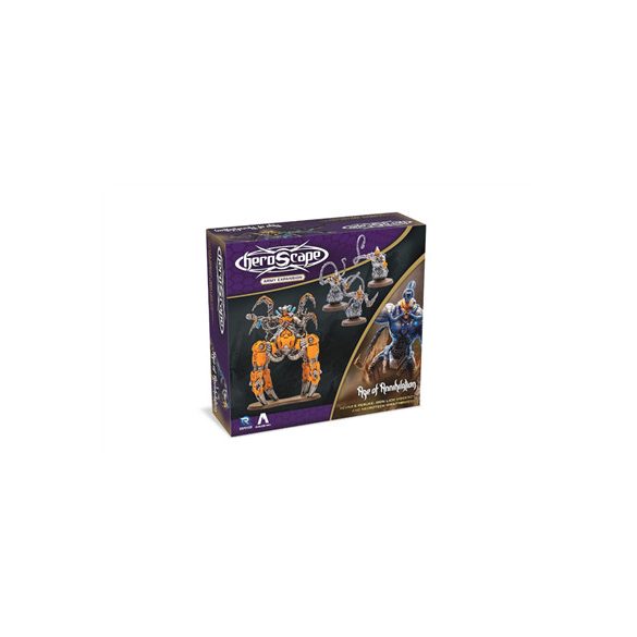 Heroscape: Revna’s Rebuke: Iron Lich Viscerot and Necrotech Wraithriders Army Expansion - EN-RGS02699
