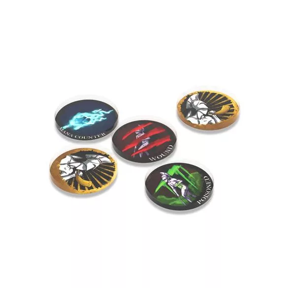 Eldfall Chronicles - Acrylic Token Set-ECNWACC01