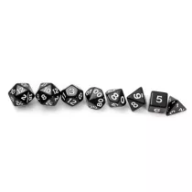 Sirius Dice - D&D New Adventurer Set - Black Dice-SDZ2002-01