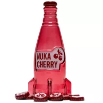 Fallout "Nuka Cola Cherry" Glass Bottle and Caps-1134570