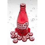 Fallout "Nuka Cola Cherry" Glass Bottle and Caps-1134570