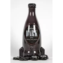 Fallout"Nuka Dark" Glass Bottle & Cap-1118213